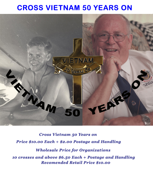 Vietnam 50 Year Gold Cross