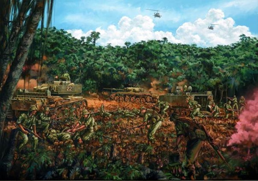 Combined Arms Contact Vietnam - the Painting
